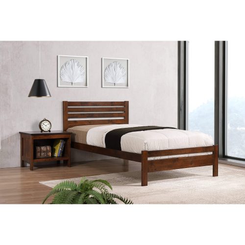 Astley 4 Foot Bed Solid Hardwood Antique Oak