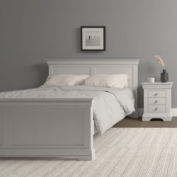 Bordeaux King-size High End Bed Frame in Ivory